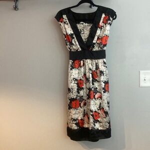 Forever 21 Satin Floral Dress